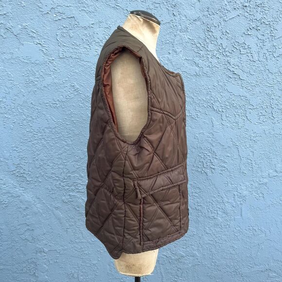 Vitnage Puffer Vest Mens Medium, Retro  Utility fishing by Baileys - Picture 3 of 7